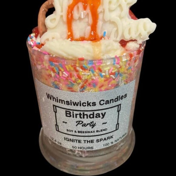 Handcrafted - Birthday Party Candle - Picture 2 of 3